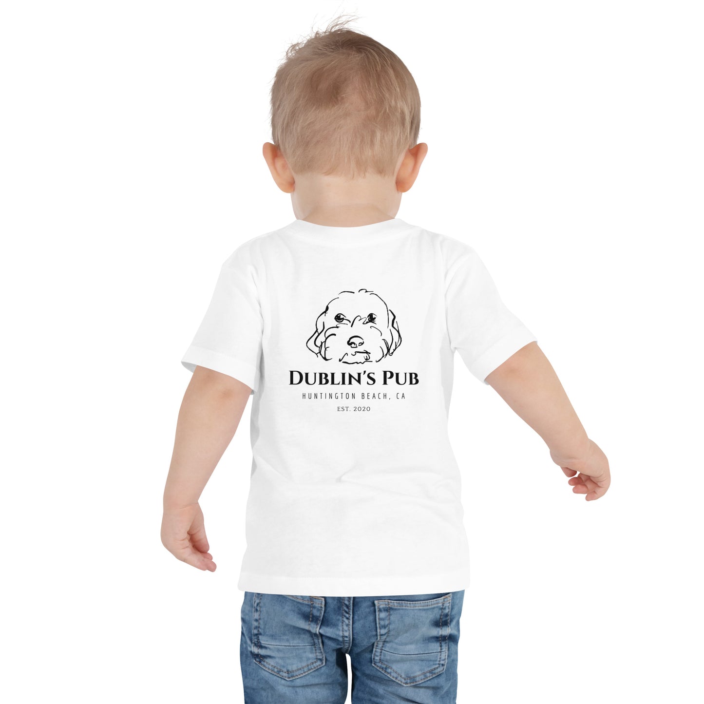 White Toddler Short Sleeve T-Shirt