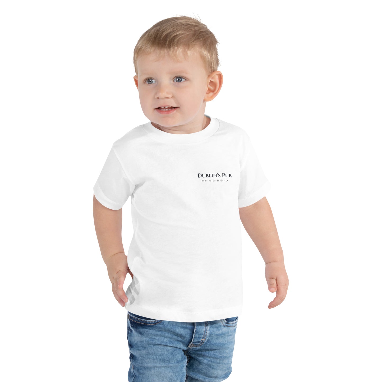 White Toddler Short Sleeve T-Shirt