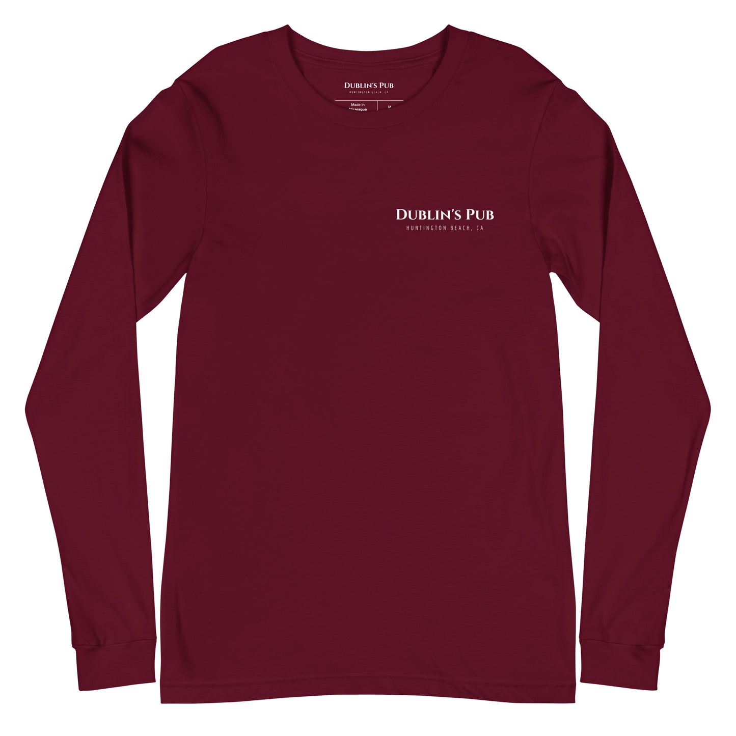 Maroon Unisex Long Sleeve T-Shirt