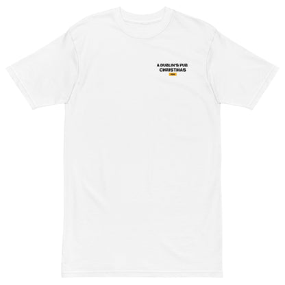 White A Dublin's Pub Christmas Men’s Heavyweight T-Shirt