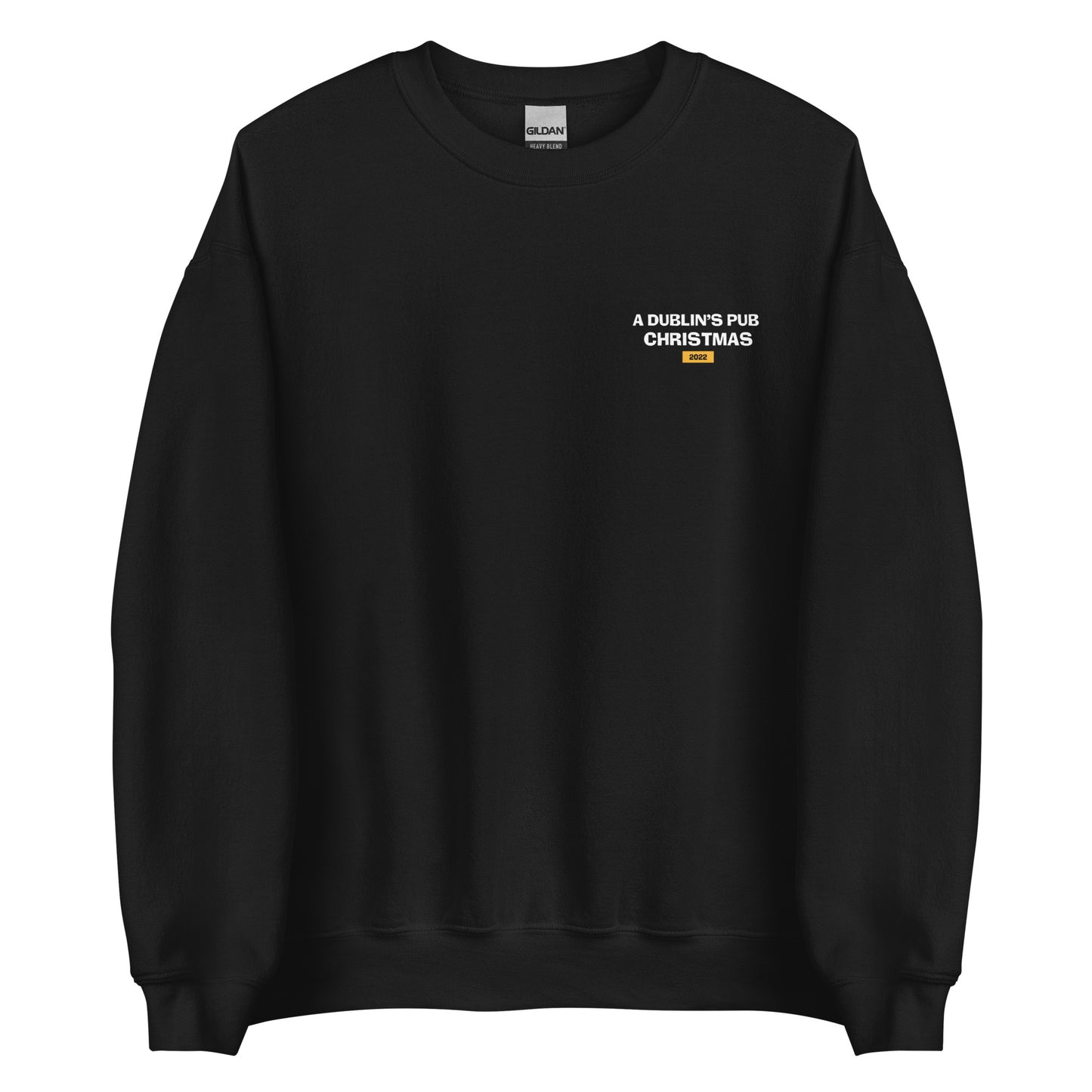 Black A Dublin's Pub Christmas Unisex Crewneck