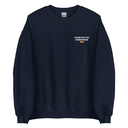 Navy A Dublin's Pub Christmas Unisex Crewneck