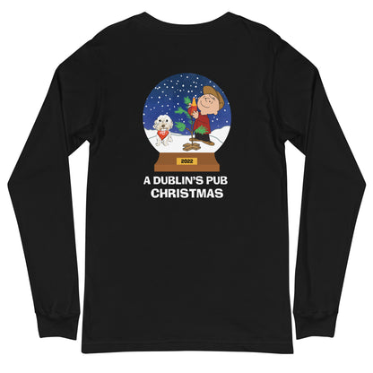 Black A Dublin's Pub Christmas Unisex Long Sleeve T-Shirt