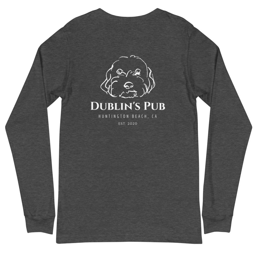 Dark Grey Heather Unisex Long Sleeve T-Shirt