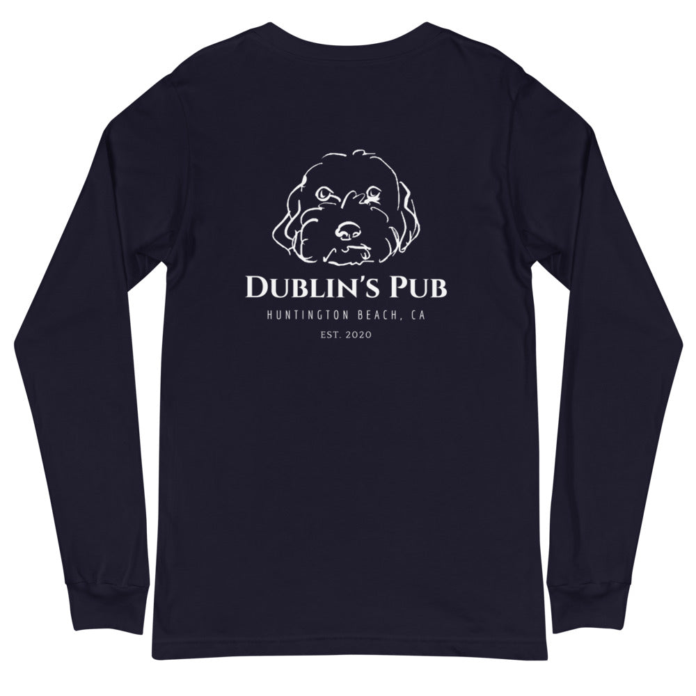 Navy Unisex Long Sleeve T-Shirt