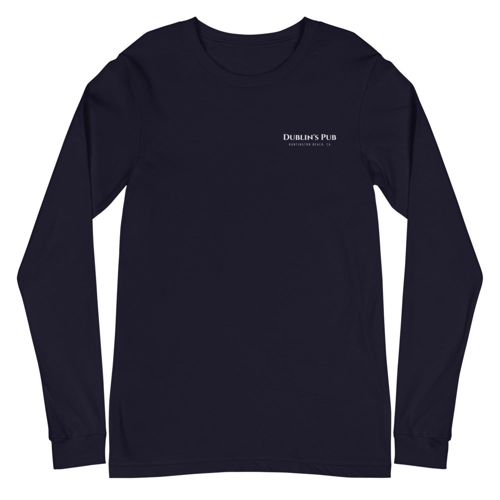 Navy Unisex Long Sleeve T-Shirt