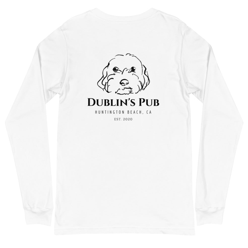 White Unisex Long Sleeve T-Shirt