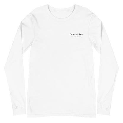 White Unisex Long Sleeve T-Shirt