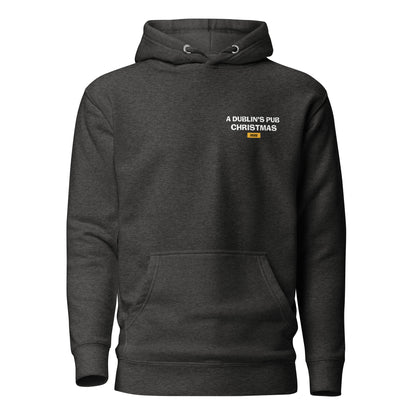 Charcoal Heather A Dublin's Pub Christmas Unisex Hoodie